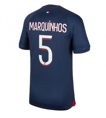 Paris Saint-Germain Marquinhos #5 Hjemmebanetrøje 2023-24 Kort ærmer